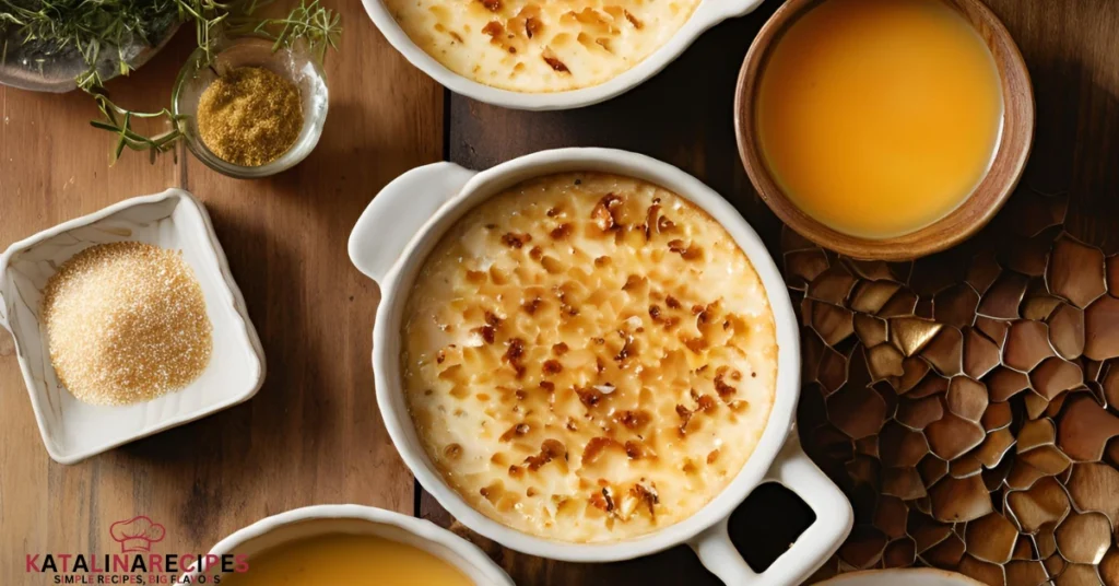 Crab Brulee Recipe ingredients